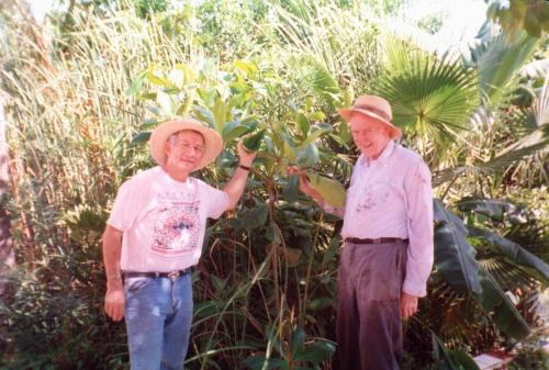 Standing with Prof. H.T. Odum, father of ecological engineering, in front of the first Wastewater Gardens in Akumal, Yucatan coast, Mexico, 1997. These systems were studied for my Ph.D. at the University of Florida and were the start of Wastewater Gardens International, implementing the eco-technologies in 14 countries.